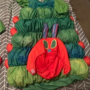 A very hungry caterpillar kids costume size 7-8 years never worn